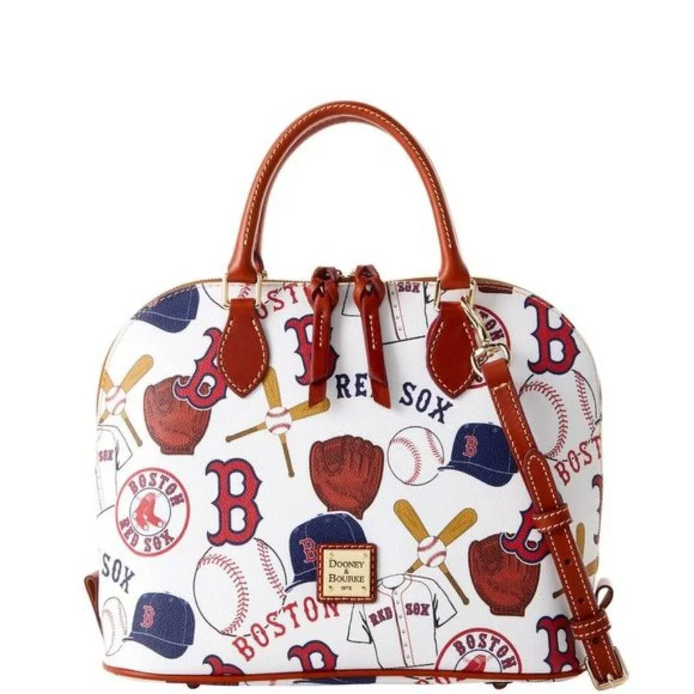 Dooney & Bourke MLB Boston Red Sox Zip Zip Satchel - RED SOX - Picture 1 of 4